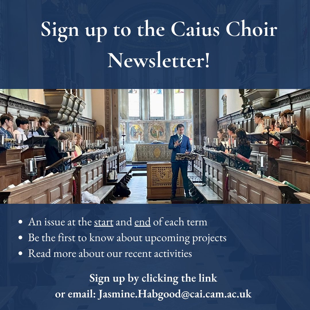 The Choir of Gonville & Caius College tweet media