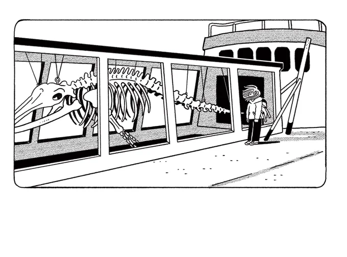 関西コミティアに、買い物漫画が間に合いそうにないのでスケッチ本を出す予定です。 今更アイスランドの景色とかモリモリ書いてる。 描きたいシーンたくさんあるなあ。 ここはホエールウォッチングの船にホエールボーン🦴が飾られてたところ。なんかいいよね。