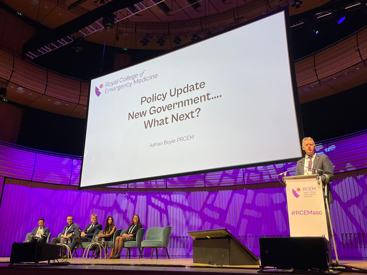RCEM Events (@rcemevents) on Twitter photo We're off to a strong start with <a href="/RCEMpresident/">Adrian Boyle</a> sharing insightful updates on <a href="/RCollEM/">Royal College of Emergency Medicine</a> policy work. We're focusing on future challenges in EDs and how we can effectively lobby the government to improve conditions and enhance patient care. #RCEMasc We're off to a strong start with <a href="/RCEMpresident/">Adrian Boyle</a> sharing insightful updates on <a href="/RCollEM/">Royal College of Emergency Medicine</a> policy work. We're focusing on future challenges in EDs and how we can effectively lobby the government to improve conditions and enhance patient care. #RCEMasc
