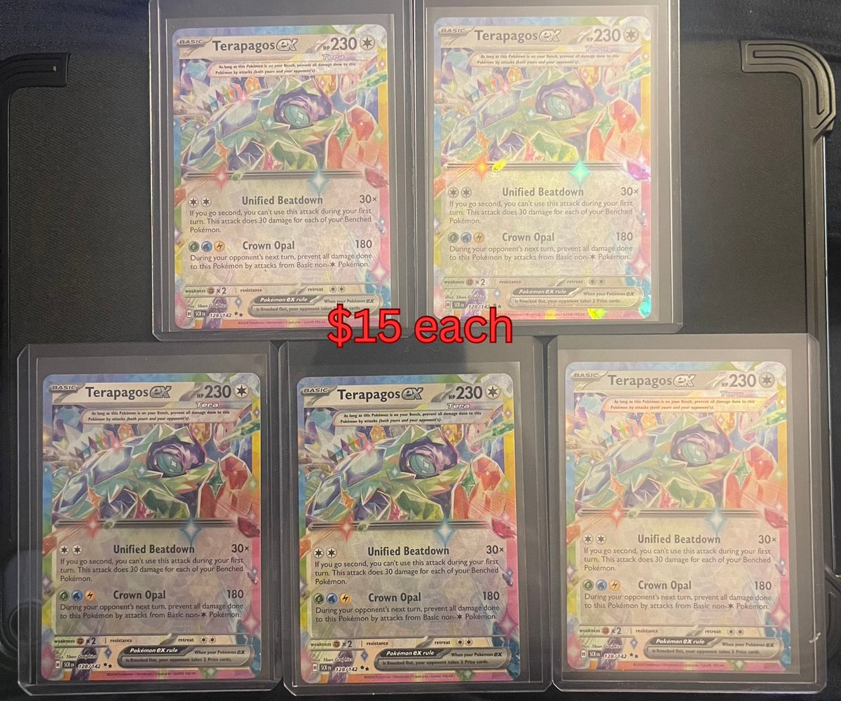 Available Stellar Crown🔥🔥 offers accepted! Willing to make deals #Pokemon #PokemonCards