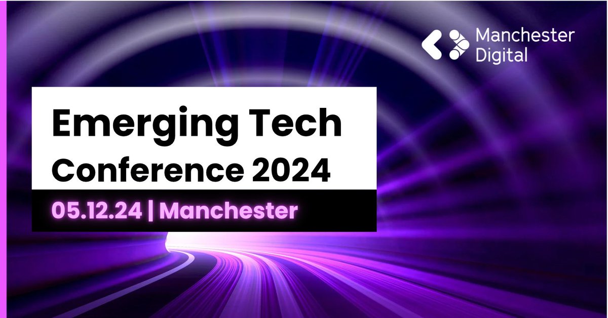 🚀 Unlock the Future of Technology at Manchester Digital's Emerging Tech Conference 2024! 

On 5th December, join Manchester’s most innovative tech minds at the Emerging Tech Conference for an afternoon of groundbreaking insights and powerful networking.

buff.ly/4evV6ow