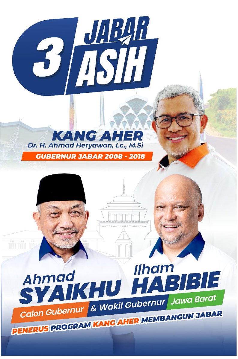 UusRsd's tweet photo. Kalo musisi ada Ahmad Albar,
Politisi ada Ahmad Akbar☺️

Perpaduan Ahmad Heryawan &amp; Ahmaf Syaikhu dan Ilham Akbar Habibie.

#JabarASIH https://t.co/CumXKeVGJ1