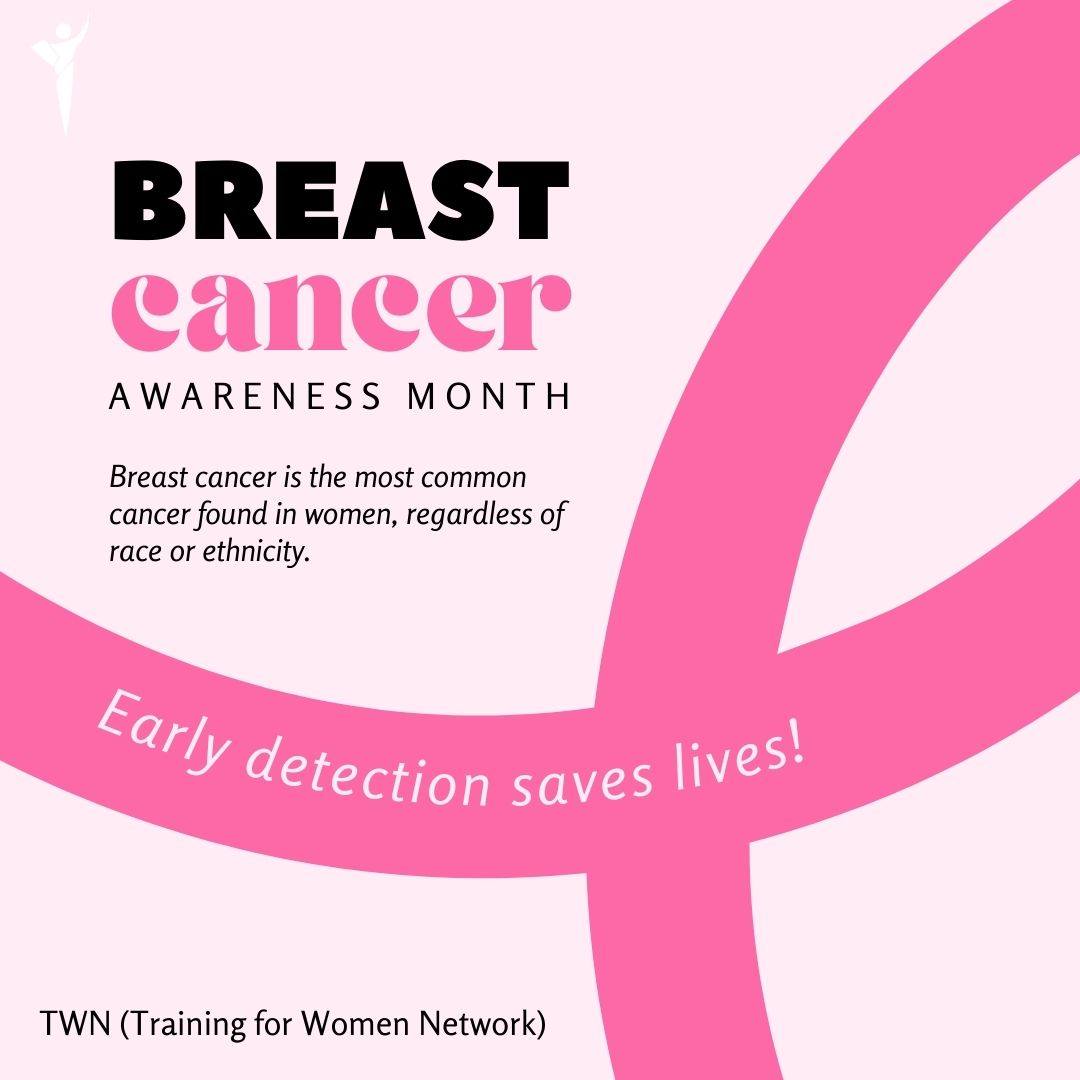 T4WomenNetwork's tweet photo. This month is Breast Cancer awareness month.
Every year 56,000 women will be given a breast cancer diagnosis. At least 30% are preventable.
Early detection is the key!
#Breastcancerawareness #womenshealth https://t.co/rJ9Md3pJDu