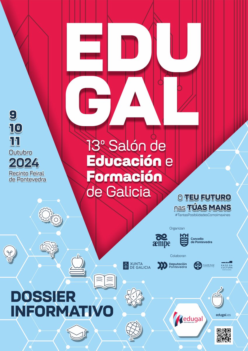 A partir de mañá estaremos en #Edugal, Salón da oferta de educación e formación de Galicia, onde achegaremos aos estudantes máis novos algunhas das vantaxes de elixir enxeñaría de telecomunicación. 
Grazas a <a href="/DaatUvigo/">DAAT</a>, <a href="/cesuvigo/">Clean Energy Ship UVigo</a> e <a href="/UvigoSpaceLab/">UVigo SpaceLab</a> pola colaboración!
#beTelecoVigo