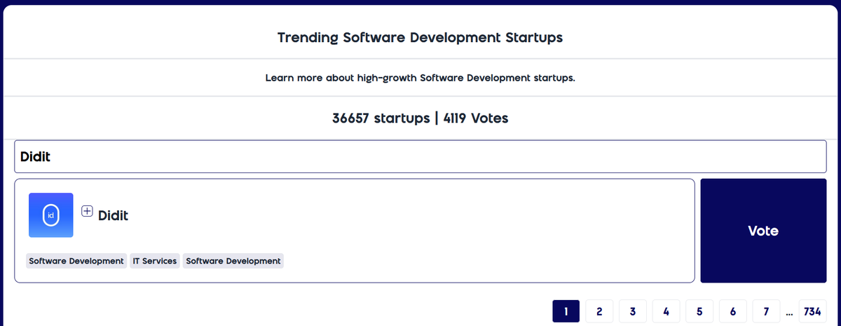 Cheers <a href="/Gamiumcorp/">Gamium</a> Family,

Just a quick reminder that <a href="/Diditprotocol/">Didit (YC W26)</a> is in the running for <a href="/hackernoon/">HackerNoon | Learn Any Technology</a>'s Startup of the Year, and voting is still open ✅!

You can vote once every 24 hours 🗳️, so if you haven’t already, here’s how you can support us:

1⃣ Visit: