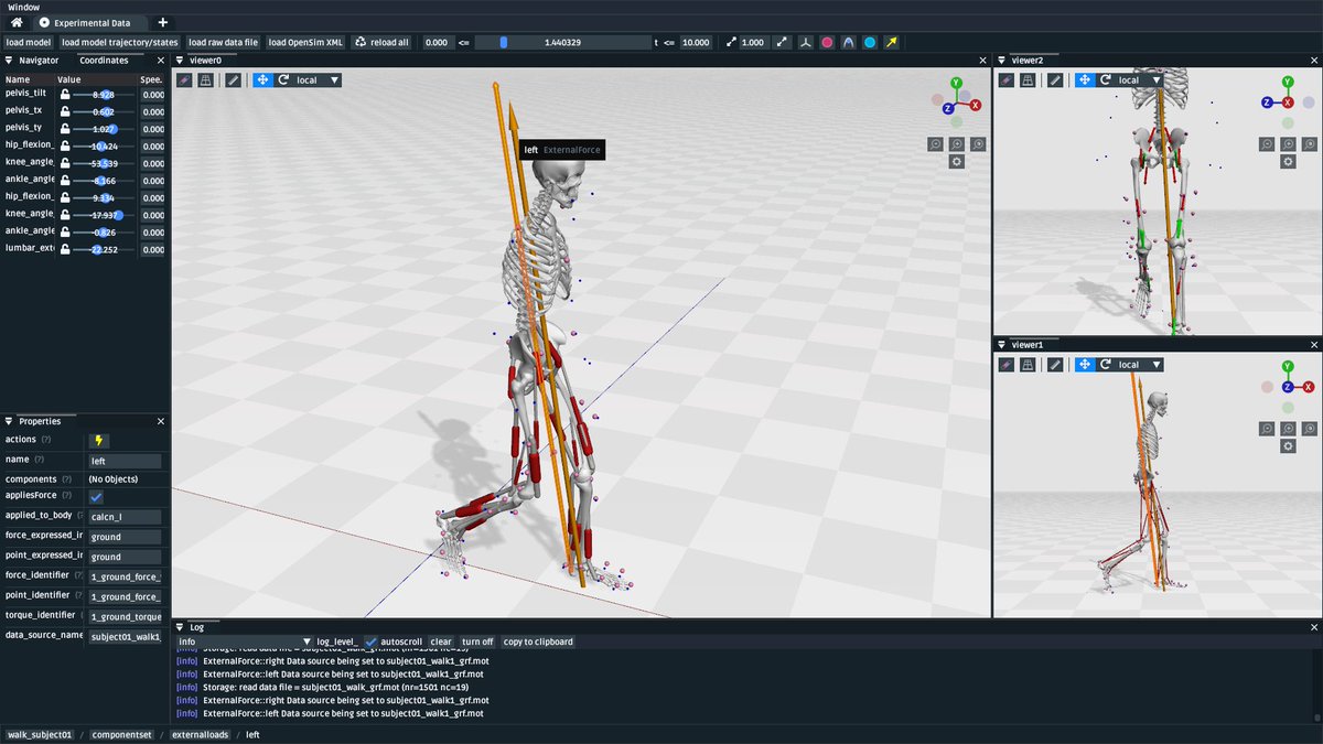 opensimcreator.com 0.5.15 is now available 🚀

It  includes experimental support for previewing experimental data, a  variety of improvements to the model editor and simulator workflows,  better function curve plotting, and more output options.