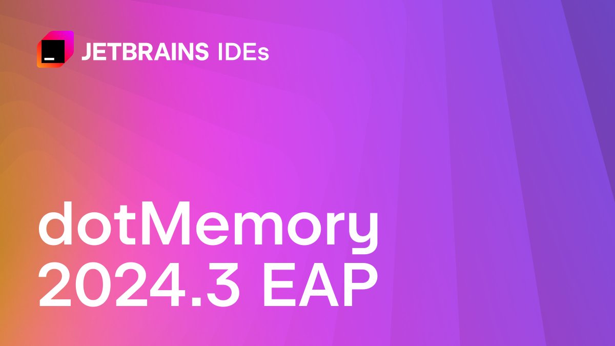 JetBrains dotMemory tweet media