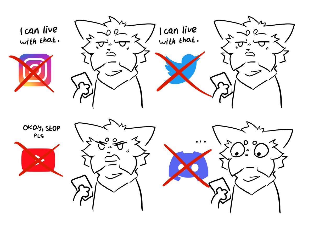c'mon don't take away discord as well,,, man