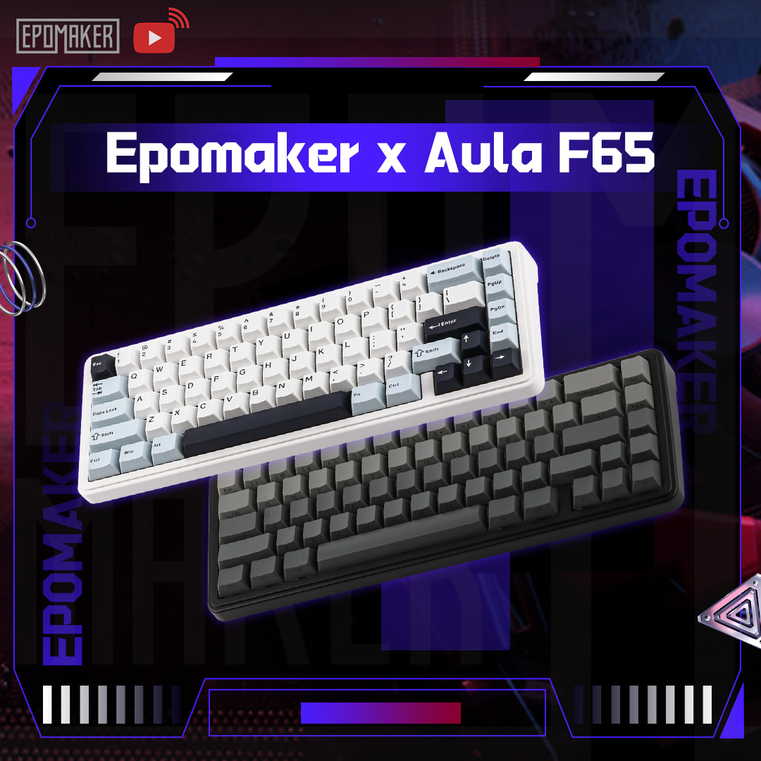 EpomakerK's tweet photo. Epomaker x Aula F65 Showcase!! Join our Livestream in 5 minutes to see the change!!
🌈Link is here: https://t.co/SkseeDFFno
・
(૭ ｡•̀ ᵕ •́｡ )૭
#epomaker #epomakerkeyboard #keyboard #mechkeyboard #livestreamin https://t.co/Ma1xTsk89b