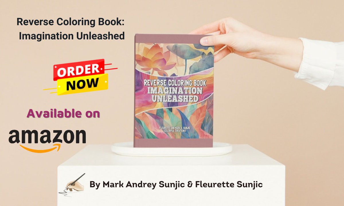 sojibsheikh123's tweet image. 🎨✨Unleash Your Creativity with the Reverse Coloring Book!🎨
📖Title: Reverse Coloring Book: Imagination Unleashed. Unlock Your Creativity by Drawing the Lines
✍️Authors: Fleurette Sunjic &amp;amp; Mark Andrey Sunjic
🔗Book link: a.co/d/gQQLLhk
#AmazonBook #ReverseColoringBook