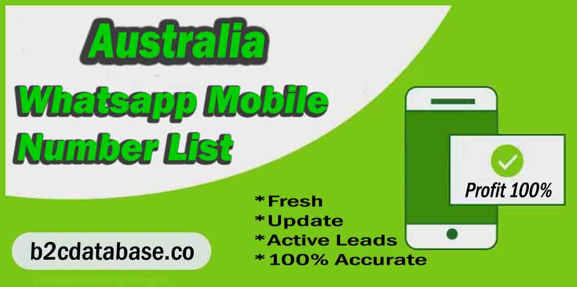 Australian WhatsApp Number List is an essential tool for any business looking to expand its reach within Australia.  A cost-effective way to communicate with potential customers. #AustraliaWhatsAppNumberList #AustraliaWhatsAppNumberData
b2cdatabase.co/australia-what…