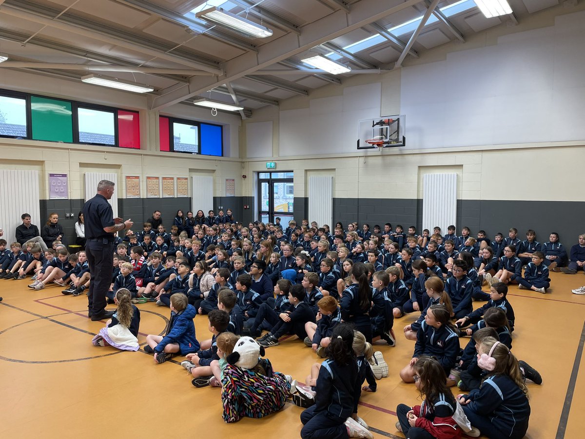 Really informative presentation given to our students this morning about Fire safety. Thanks to all from the fire safety service who came to visit us