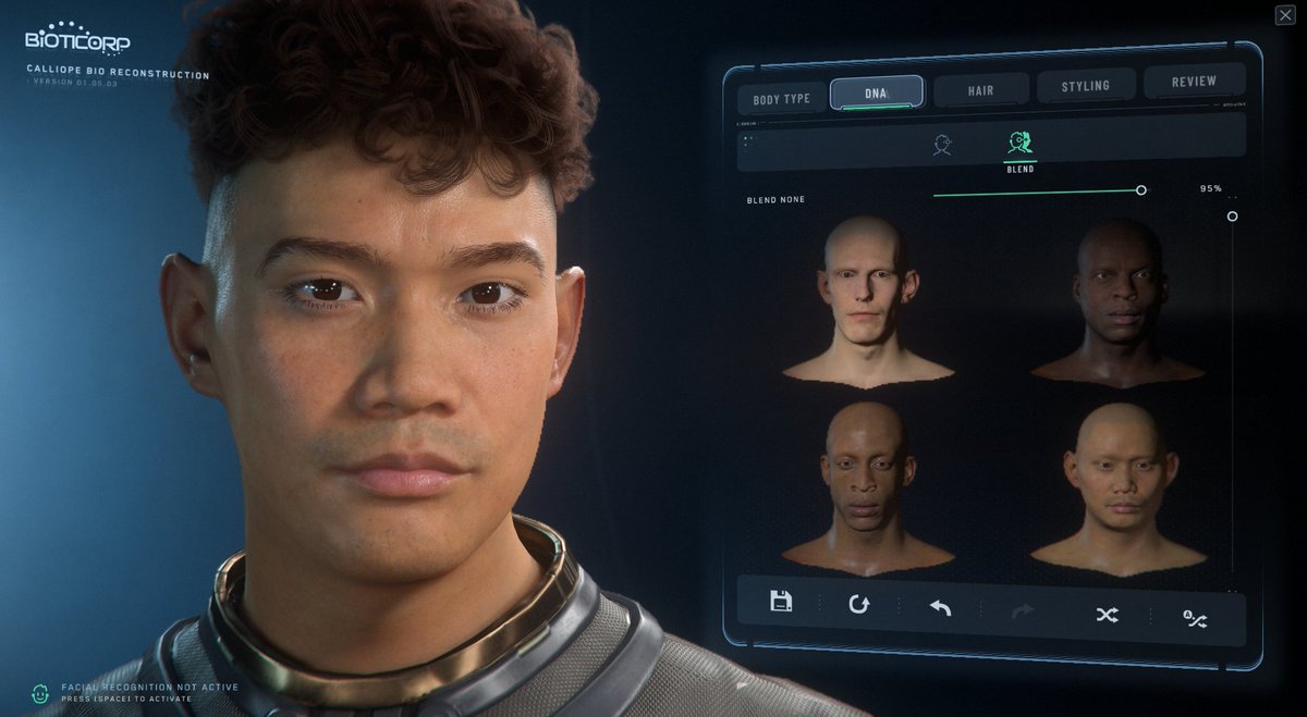 RobertsSpaceInd's tweet image. In Alpha 3.24.2, get ready for even more diverse character options!

We’ve added 21 new heads to the gene pool, along with fresh hairstyles, beards, tattoos, and even more updates coming soon!
