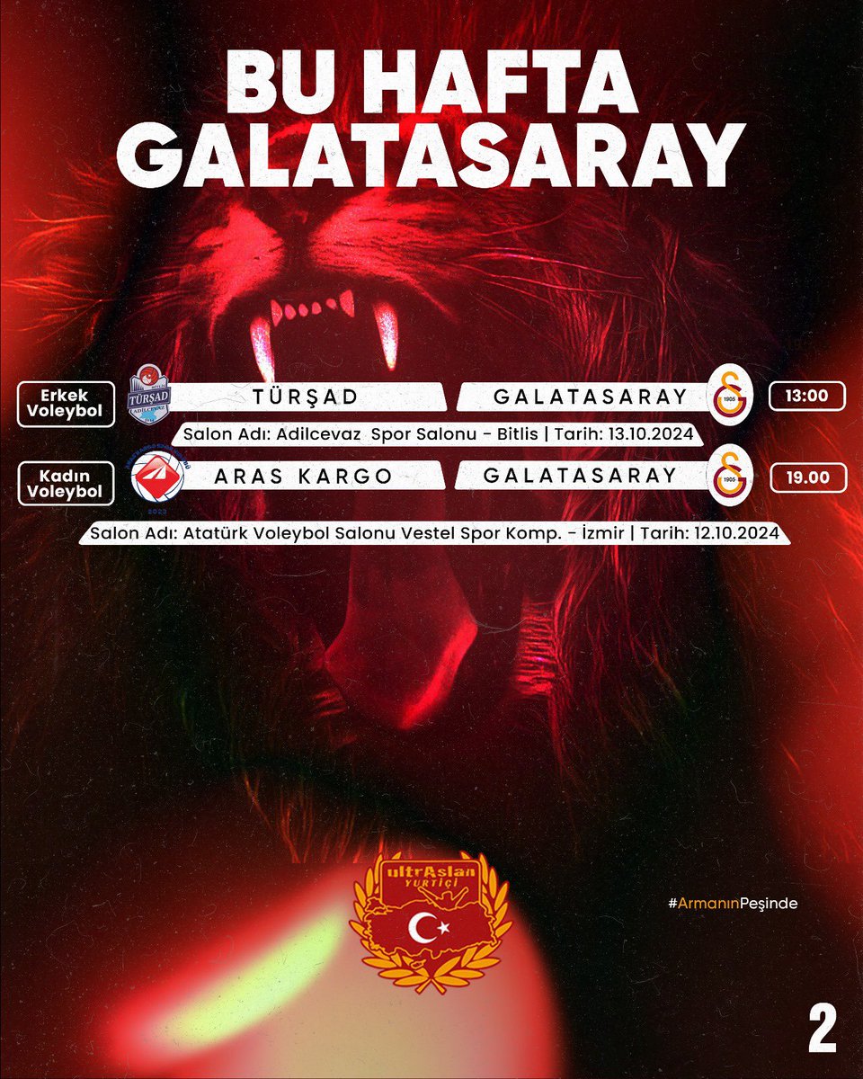 BU HAFTA GALATASARAY #ArmanınPeşinde

#uAYurtiçi