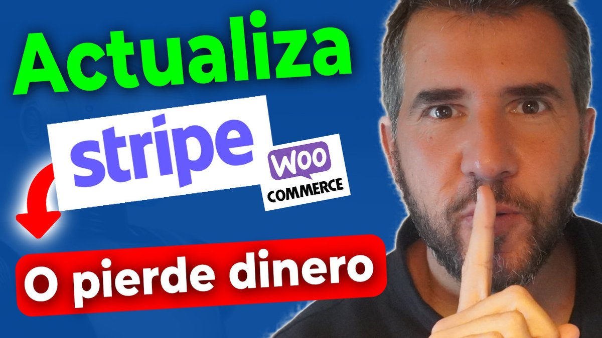 Muy IMPORTANTE para todos los que uséis el plugin de STRIPE como pasarela de pago en vuestra web:

youtu.be/97tt5LQynq8?si…