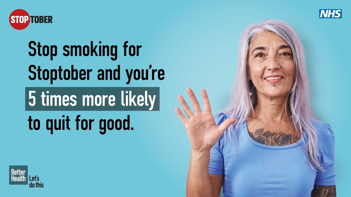 Everyone’s journey is different, this #Stoptober, let’s lift each other up 🤝 

 #SupportMatters