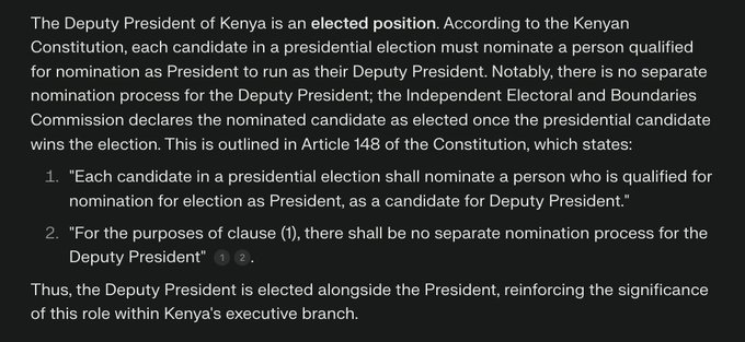 amerucana's tweet image. The vice president is an elected position, CoK, 2010. I take that tone coz you are under-informed and arrogant about it. Read the bloody constitution like a man, don’t pussy foot the truth. Mwanaume ni kuongea ukweli, please. Grow a pair.
#EndOfAnError #FreeMorara #FreeKiprono