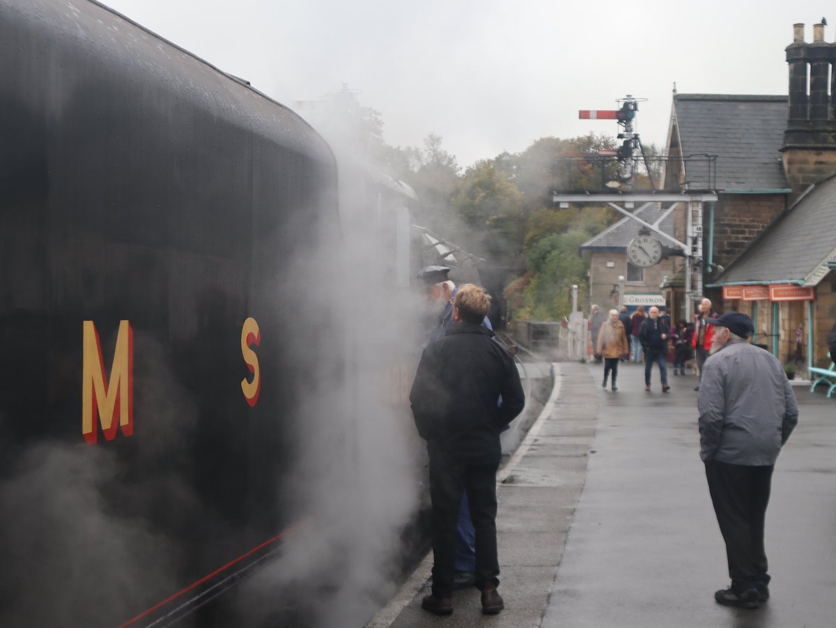 It was going to be a Middlesbrough day. A change of direction. A North Yorks Moors Railway trip from Whitby to Pickering and return behind a bit of steam took my fancy.