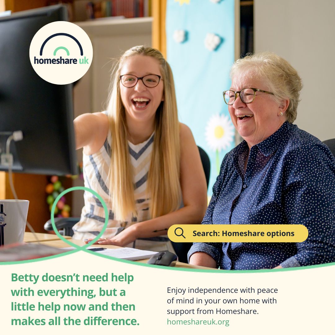 <a href="/AgeFriendlyYork/">Age Friendly York</a>  <a href="/AgeUKYork/">Age UK York</a> <a href="/YopaYork/">YOPA York Older People's Assembly</a> <a href="/OcayYork/">Older Citizens Advocacy York</a> <a href="/York_Neighbours/">York Neighbours</a> <a href="/CityofYork/">City of York Council</a> @LACYork2 <a href="/YorkCares/">York Cares</a> 

Find out more: Homeshare York – City of York Council
Tel: 01904 554595