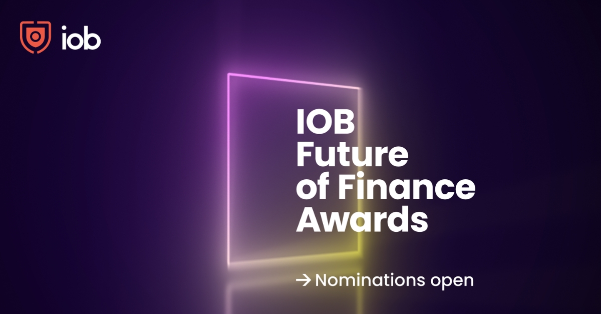iobLearn's tweet photo. ✨ Nominations are now open for the IOB Future of Finance Awards 2025! ✨ 

This is your chance to recognise a colleague or peer that is making a big impact with their financial services organisation. 

Submit your nominations by Friday, 22 November 2024. 

#IOBAwards