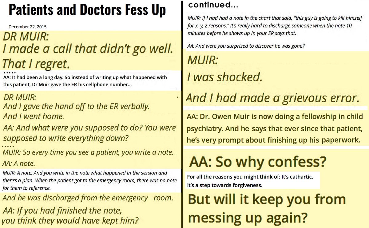 estherkhaddad's tweet photo. #ScottMuirMD interview with Amanda Aronczyk
DR MUIR: I made a call that didn’t go well. That I regret.
#childloss #grief #Justice4Mona #Bereavement https://t.co/kbBCXByCu0
