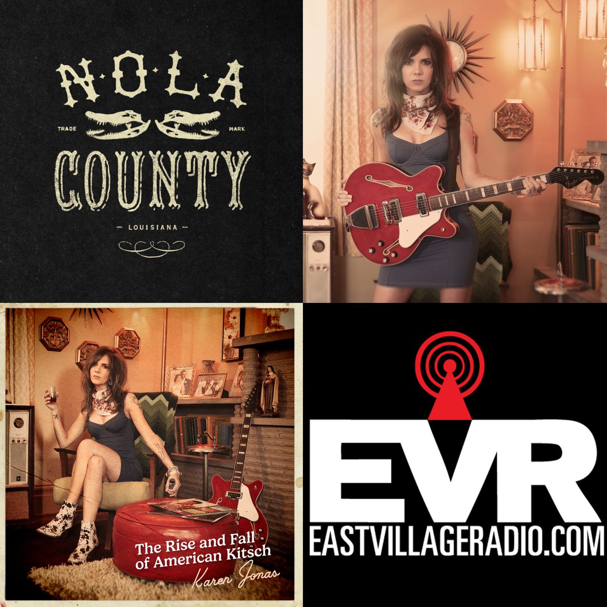 NOLA County (@nolacounty) on Twitter photo NOLA County on East Village Radio Wednesday 10/9 at 8 AM Eastern Karen Jonas - <a href="/KarenJonasMusic/">Karen Jonas Music</a> talks about her new album The Rise And Fall Of American Kitsch. In this episode we are also featuring music from:
Listen to NOLA County on <a href="/EVRadio/">East Village Radio</a> at eastvillageradio.com NOLA County on East Village Radio Wednesday 10/9 at 8 AM Eastern Karen Jonas - <a href="/KarenJonasMusic/">Karen Jonas Music</a> talks about her new album The Rise And Fall Of American Kitsch. In this episode we are also featuring music from:
Listen to NOLA County on <a href="/EVRadio/">East Village Radio</a> at eastvillageradio.com