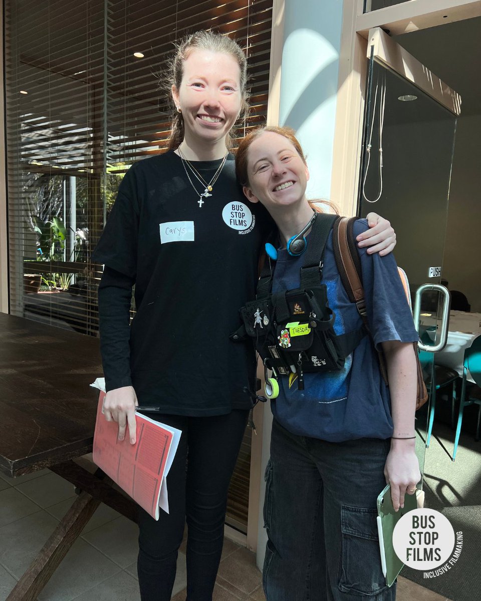 BusStopFilms's tweet image. Our very own Ruby Tuesday ♦️✌️🎥. Tuesday is one of our amazing crew members and works as a First Assistant Director on our film projects. Helping our director’s, participants and ensuring efficiency on set. #inclusivefilmmaking