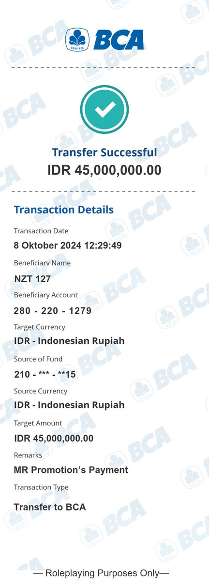 ㅤ ㅤ

📨 Payment has been sent to @FORUS_business for <a href="/kiasanmanis/">Yudhis, 松本</a>. Thank you for your cooperation. We are looking forward to other opportunities in the future.

ㅤ ㅤ