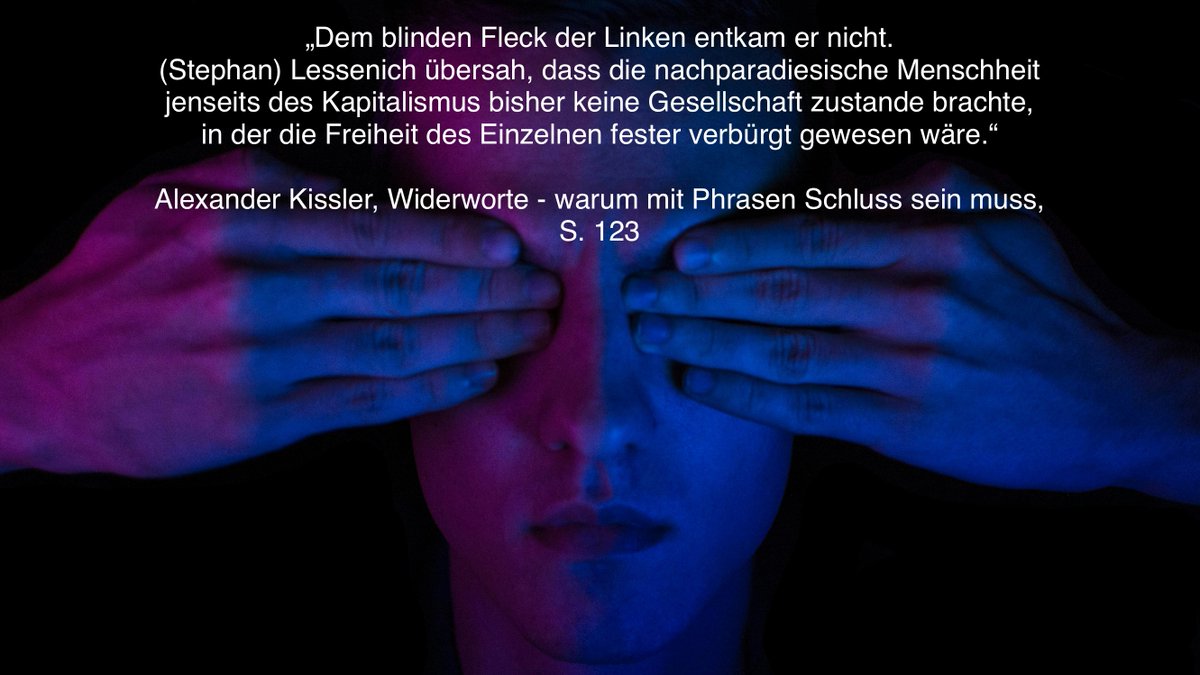 Das #zitatzumwochenstart stammt heute von Alexander Kissler, aus dem Buch „Widerworte”. Schreibt mit gern Eure Gedanken dazu in die Kommentare.

Euch allen einen guten Start in eine selbstbestimmte Woche.

Btw: Das Bild stammt von Taras Chernus.

#liberalefriedberg #fdpfriedberg