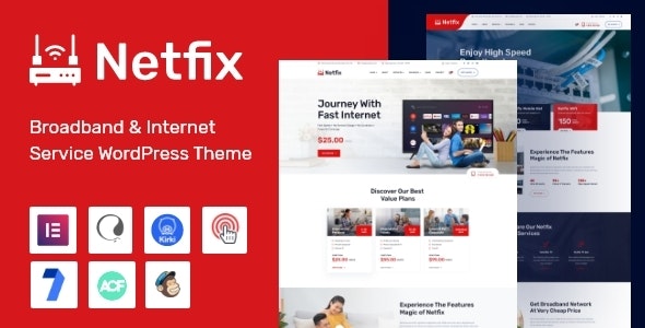 resellmatrixweb's tweet image. Buy Netfix WordPress Premium Theme with Lifetime activation + 1 Year of Free updates for only $3.89 or 350 BDT: resellmatrix.com/shop/netfix

🔖 Netfix  – Broadband &amp;amp; Internet Services WordPress Theme
*Use on unlimited own &amp;amp; client websites
Last Update: v1.2.3 | September 30, 2024