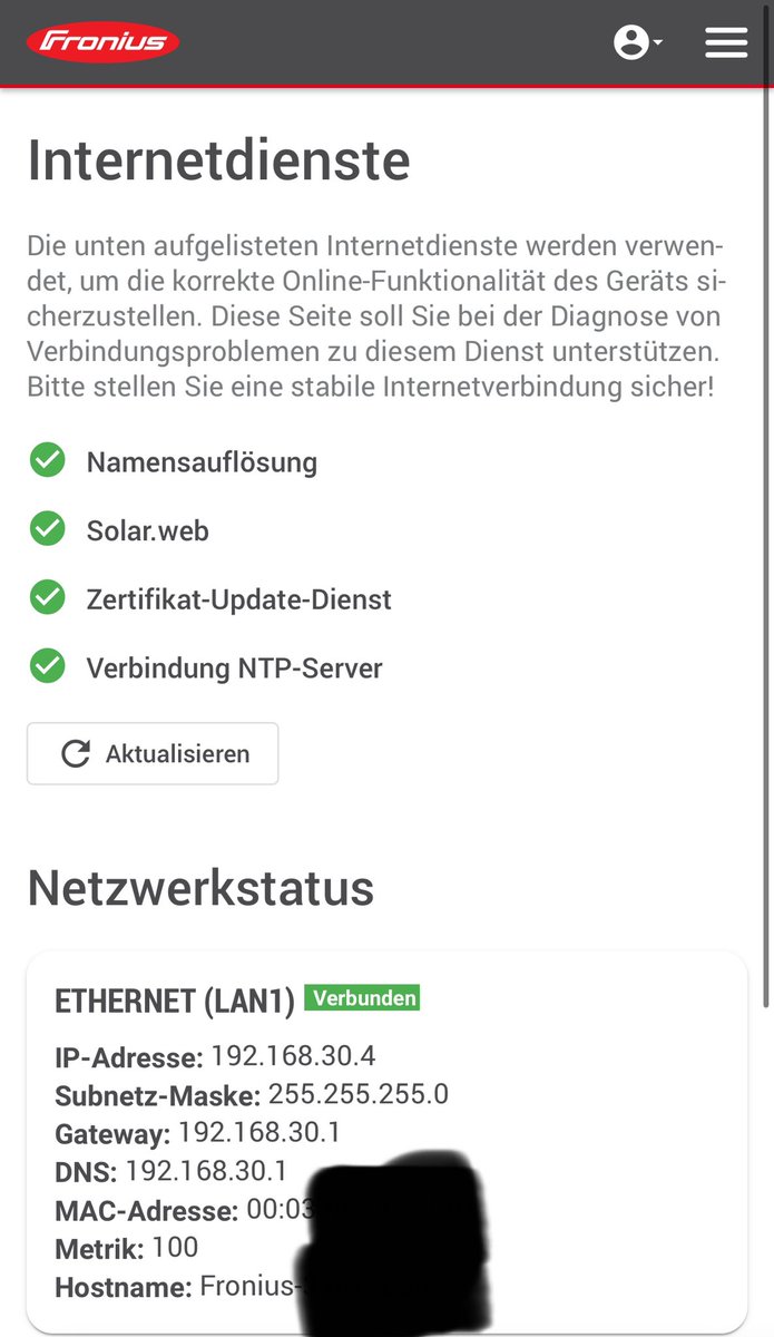 DaKoi_TM's tweet image. Die Firmware 1.33.8-1 für den #Fronius Symo Gen24 ist endlich wieder fehlerfrei.
Hat gefühlt eine Ewigkeit gedauert.
Bin gespannt, ob nun die fehlenden Daten vom September noch ins #SolarWeb geladen werden. #pvbuddies #photovoltaik
x.com/DaKoi_TM/statu…