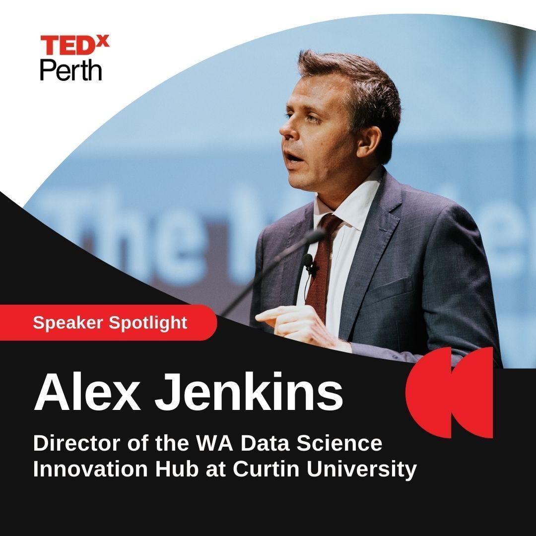 Meet Alex Jenkins, co-curator of the next TEDxPerth Salon 2024🌟
Alex is Director of the WA Data Science Innovation Hub where he helps develop Western Australia's data science and AI capabilities

Ready to explore our AI future? 🎟️ buff.ly/3YaYobc 

#TEDxPerth #AI #wadsih