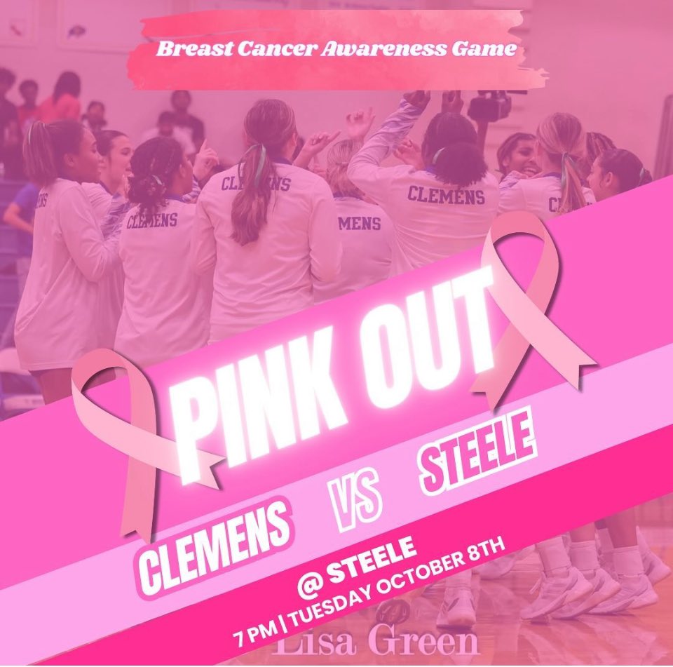 ClemensASBC's tweet photo. @samuelclemensvb PINK OUT @ STEELE, BE THERE, BE LOUDπCome support your lady Buffs as the begin the 2nd round of district play & continue the fight to make playoffs!! #GoLadyBuffs https://t.co/ZMe83o1Qvh