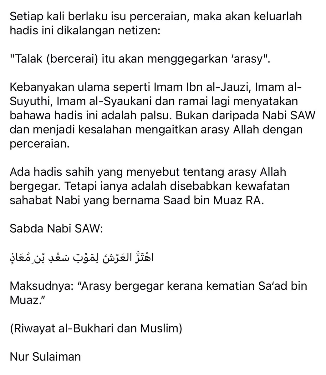 nsulaimanz's tweet photo. Biasakan yang betul, betulkan yang biasa. https://t.co/Ot0HVVFwNY