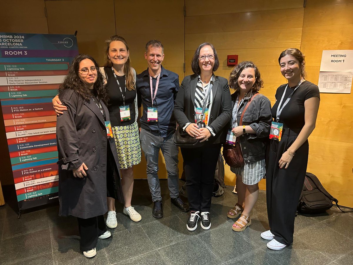 🎉#TACTIX made its first appearance at the #ESMRMB2024! Our team connected with #MRI experts, shared insights, and discussed advancements in #computationalMRI. Great to represent our project on this global stage!

#Twinning #BoğaziçiUni #AmsterdamUMC #FraunhoferMEVIS #EUfunded