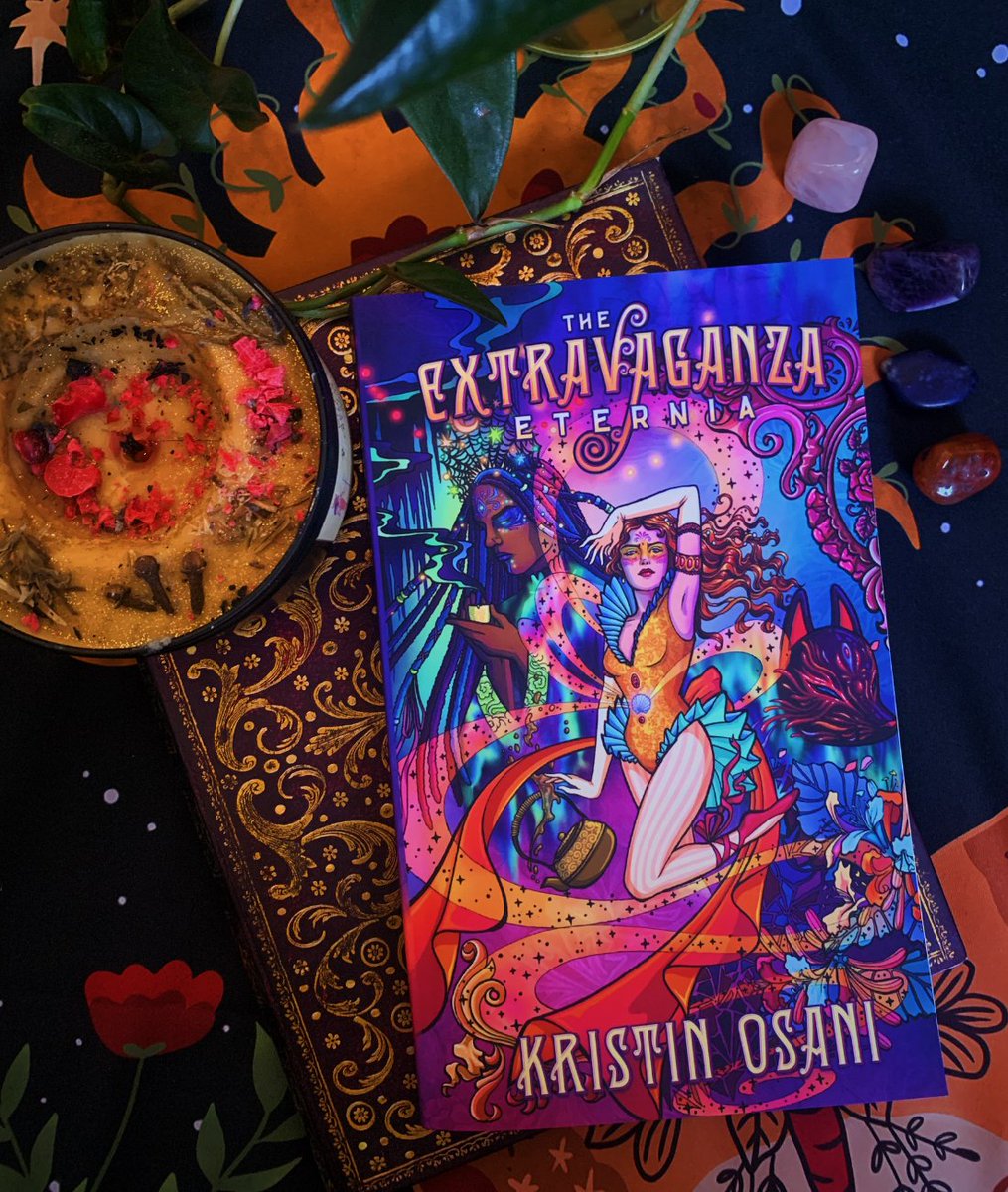 Looking for a fantasy/mystery novel for your TBR? Try 'The Extravaganza Eternia' by <a href="/kristin/">Kristin 🌱</a>.osani.

ghostorchidpress.square.site/s/shop?page=1&…