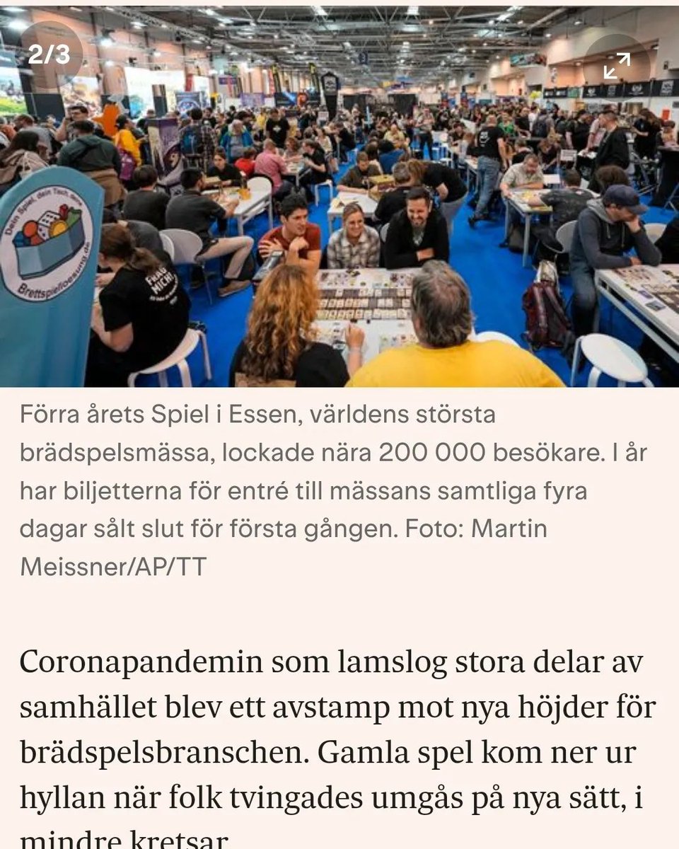 IonGameDesign's tweet image. Boardgames are kool, we keep telling the world. And the world has listened! Our CEO and game designer Besime Uyanik is featured in Svenska Dagbladet Näringsliv - an article about the power of boardgames in the aftermath of Covid and the impact of the Essen Spiel expo.