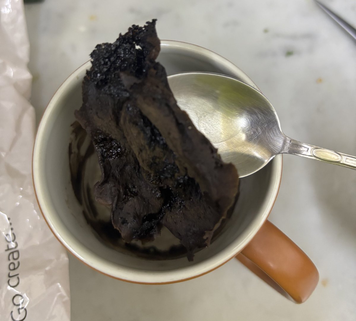 yerimcal's tweet photo. this is why i dont try ed recipes it came out like RUBBER https://t.co/wfrTYhV7u9