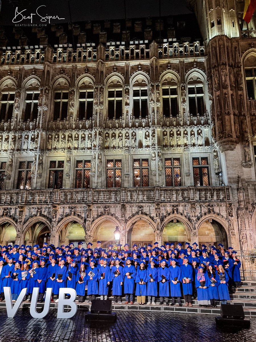 beatsigner's tweet image. Also this year we held the graduation ceremony at Grand Place. Congratulations again to all our students of the Class of 2024!
@DINFVUB @VUBrussel #Brussels #ClassOf2024