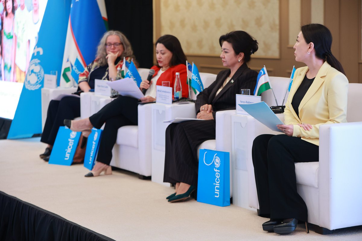 UNICEF_UZB's tweet photo. @UNICEF_UZB and @Bolalar_vakili have launched the #SituationAnalysis of children and adolescents in Uzbekistan 🇺🇿.
🔗Read more: https://t.co/75MgKyY6mX
📄Explore the full report here: https://t.co/MdaR8fXaZk https://t.co/038SoNm8Hv