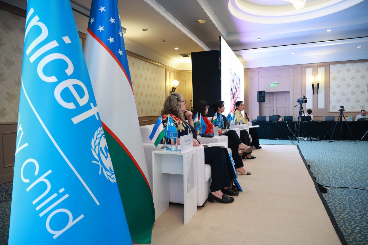UNICEF_UZB's tweet photo. @UNICEF_UZB and @Bolalar_vakili have launched the #SituationAnalysis of children and adolescents in Uzbekistan 🇺🇿.
🔗Read more: https://t.co/75MgKyY6mX
📄Explore the full report here: https://t.co/MdaR8fXaZk https://t.co/038SoNm8Hv
