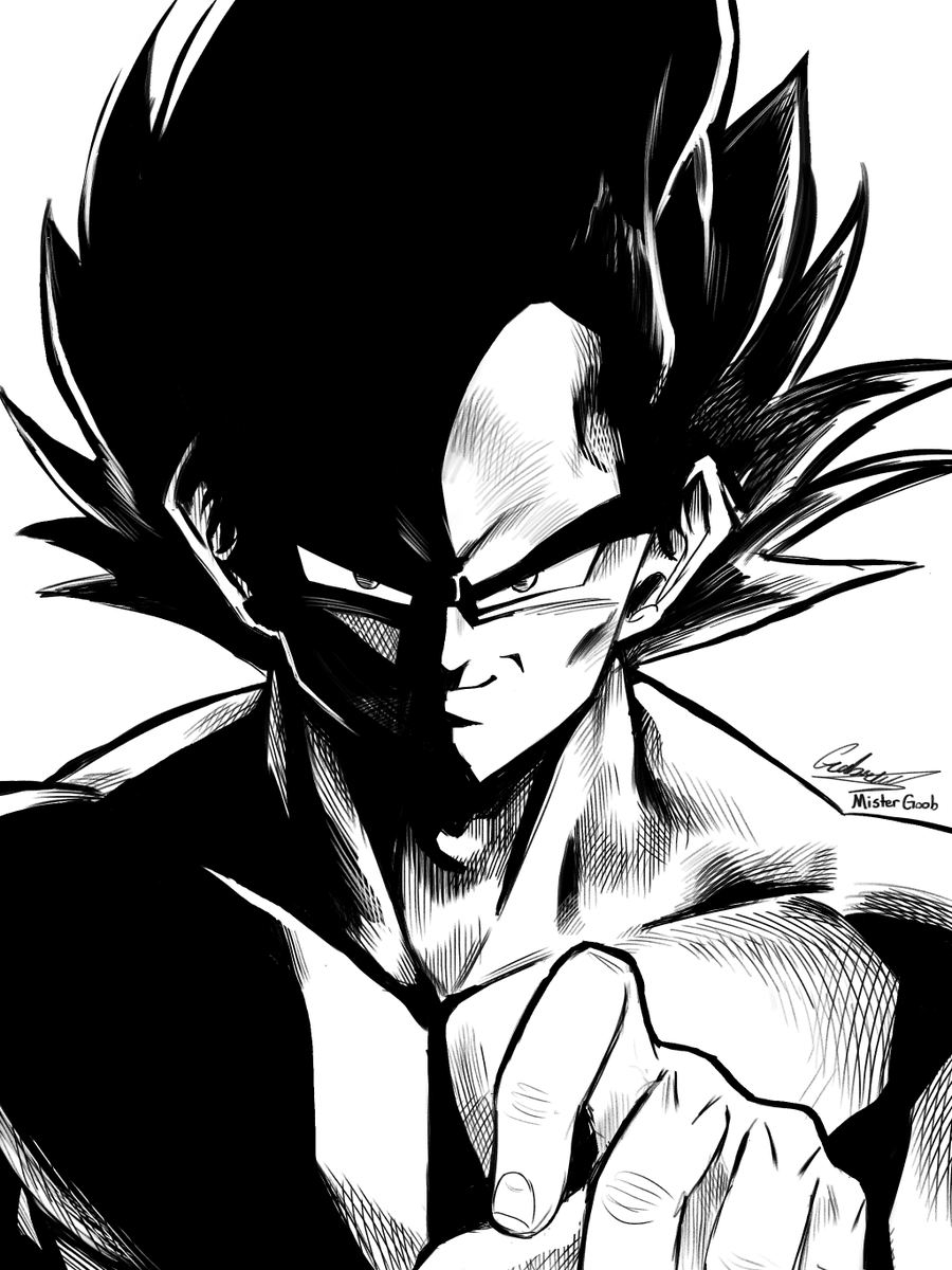 Mister_Goobert's tweet image. how Vegeta be looking at me before he turns into a great ape