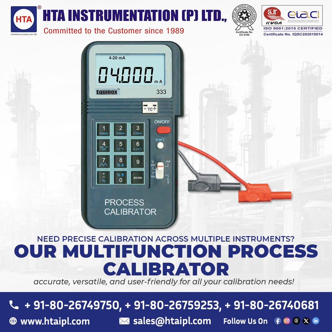 htaipl's tweet image. ⚙️ From voltage to temperature, our calibrators are designed to handle multiple parameters with precision, ensuring your systems perform at their best.🌟

📲 Call: + 91-80-26749750, + 91-80-26759253, + 91-80-26740681
🌐 htaipl.com/shop/simulator…

#htaipl #processcalibrator
