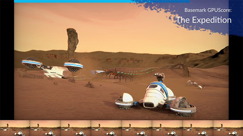 GpuScore's tweet image. Ever wondered why frame thumbnails show up in our #gpu #benchmarks?🤔We use frame-based rendering—only the 9th frame is in the main view, with the previous 8 as thumbnails. This ensures identical frames are rendered in every test, guaranteeing consistent results across devices!