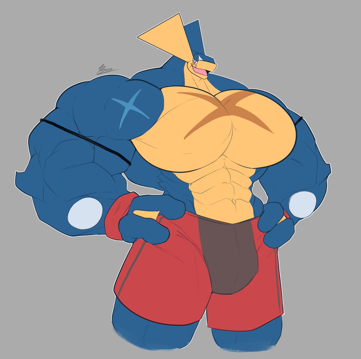boo_usual's tweet photo. Gave Zen a bit of an overhaul!
Slightly more intimidating froggy 👀💪 https://t.co/v5ookEYucv