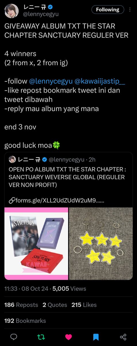 soobiniewife_'s tweet photo. @lennycegyu @kawaiijastip__ Donee kak, mau yang LOVER🤧 https://t.co/rtR9BggcT5