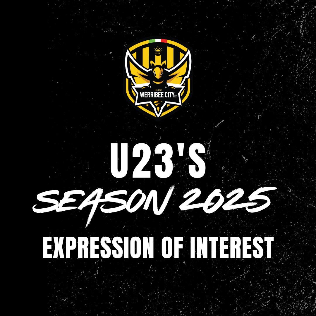 Werribee City FC (@fcwerribeecity) on Twitter photo 2025 U23 EXPRESSIONS OF INTEREST 🐝
Werribee City are now taking EOI's for season 2025 Under 23's squad. Limited spots available. All players must register to attend 2025 trials.
Please fill in your details here airtable.com/appTCzY4e2ib8b…
#GoBees 2025 U23 EXPRESSIONS OF INTEREST 🐝
Werribee City are now taking EOI's for season 2025 Under 23's squad. Limited spots available. All players must register to attend 2025 trials.
Please fill in your details here airtable.com/appTCzY4e2ib8b…
#GoBees