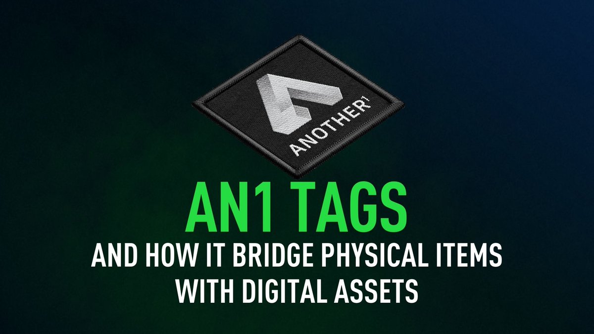 another1_io's tweet photo. What are AN1 Tags and How Do They Work? 🏷️

Introducing AN1 Tags:
🛜 AN1 Tags use NFC technology to merge physical products with digital experiences.✨

A thread 🧵
