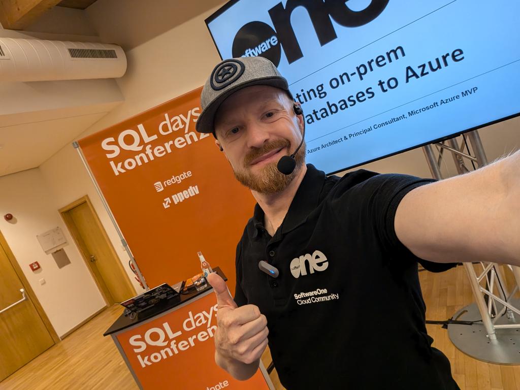 HHertes's tweet image. Kicking off the #sqlDays #conference soon with my #session about migrating #Sql to #Azure...
@ppedv @ppedvEvents @SoftwareOne @SWO_DACH #Migration