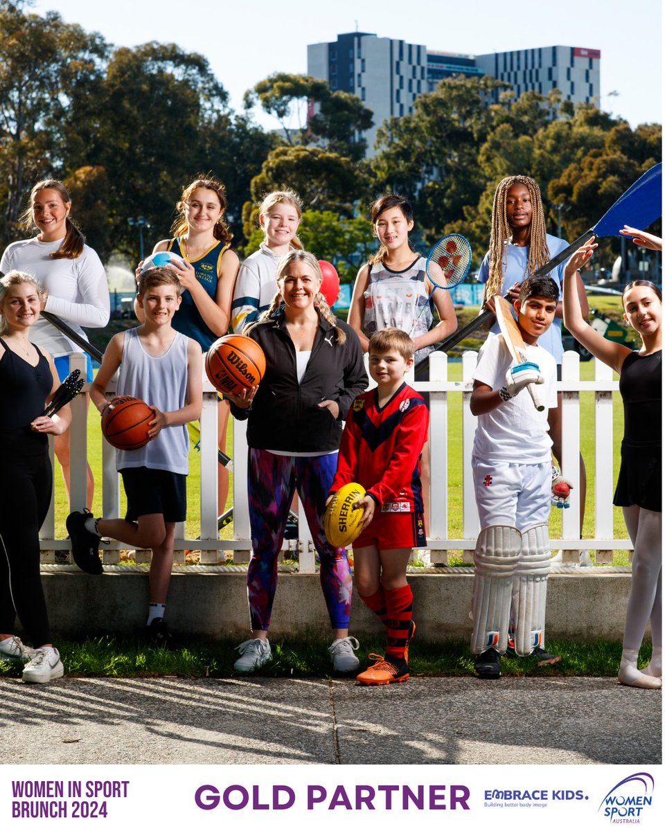 Thank you to Embrace Kids for their support of the Women in Sport Brunch. 

The Activate by Embrace Kids resources aim to support parents &amp; coaches to create a welcoming club culture, preventing young people dropping out of sport due to judgement or shame about their bodies.